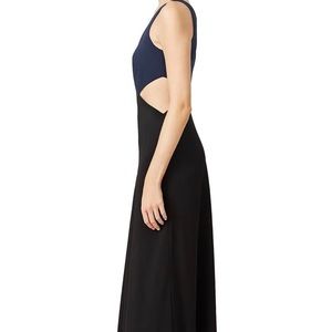 Jill Stuart Colorblock Cut-Out Gown